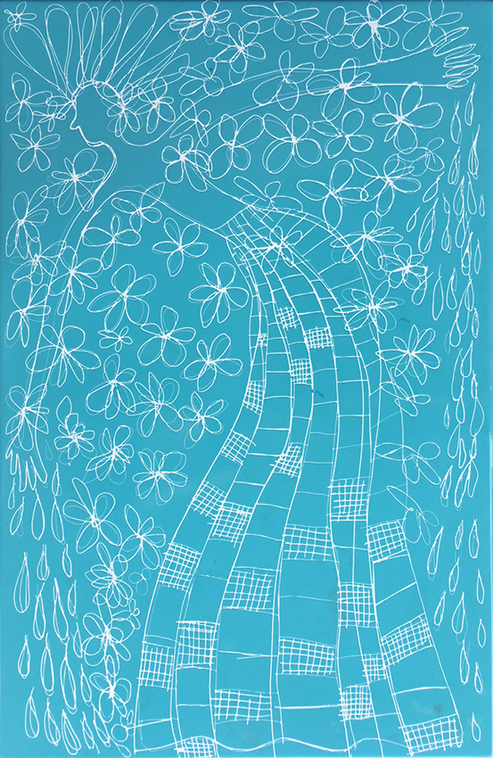 Barthélémy  Toguo  - La mre aux fleurs, 2018