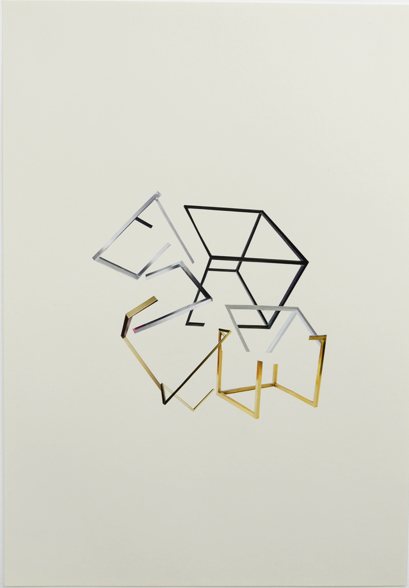 Hisae Ikenaga - Décomposition en douceur, tubes carrés, 2021