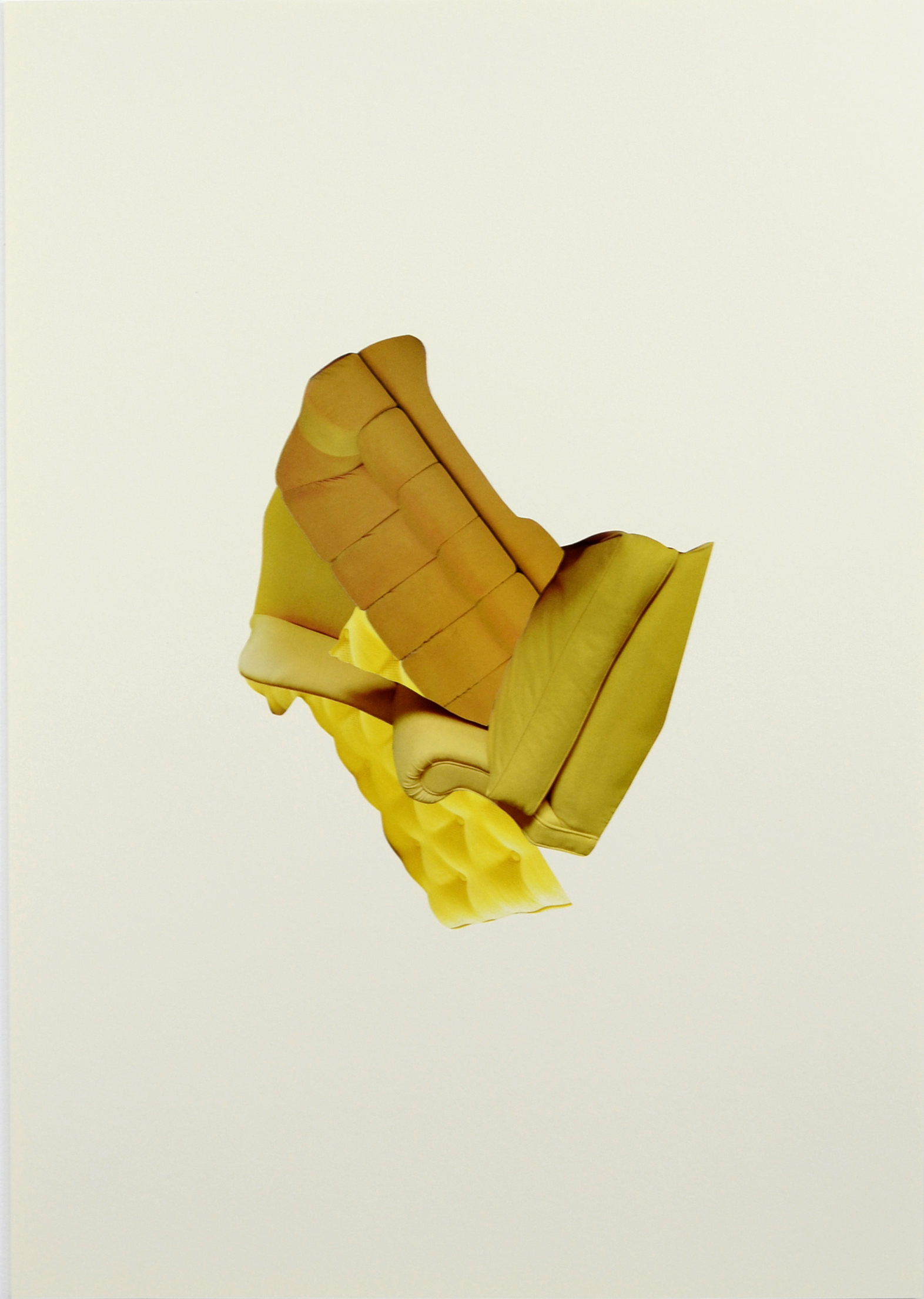 Hisae Ikenaga - Décomposition en douceur, jaune, 2021