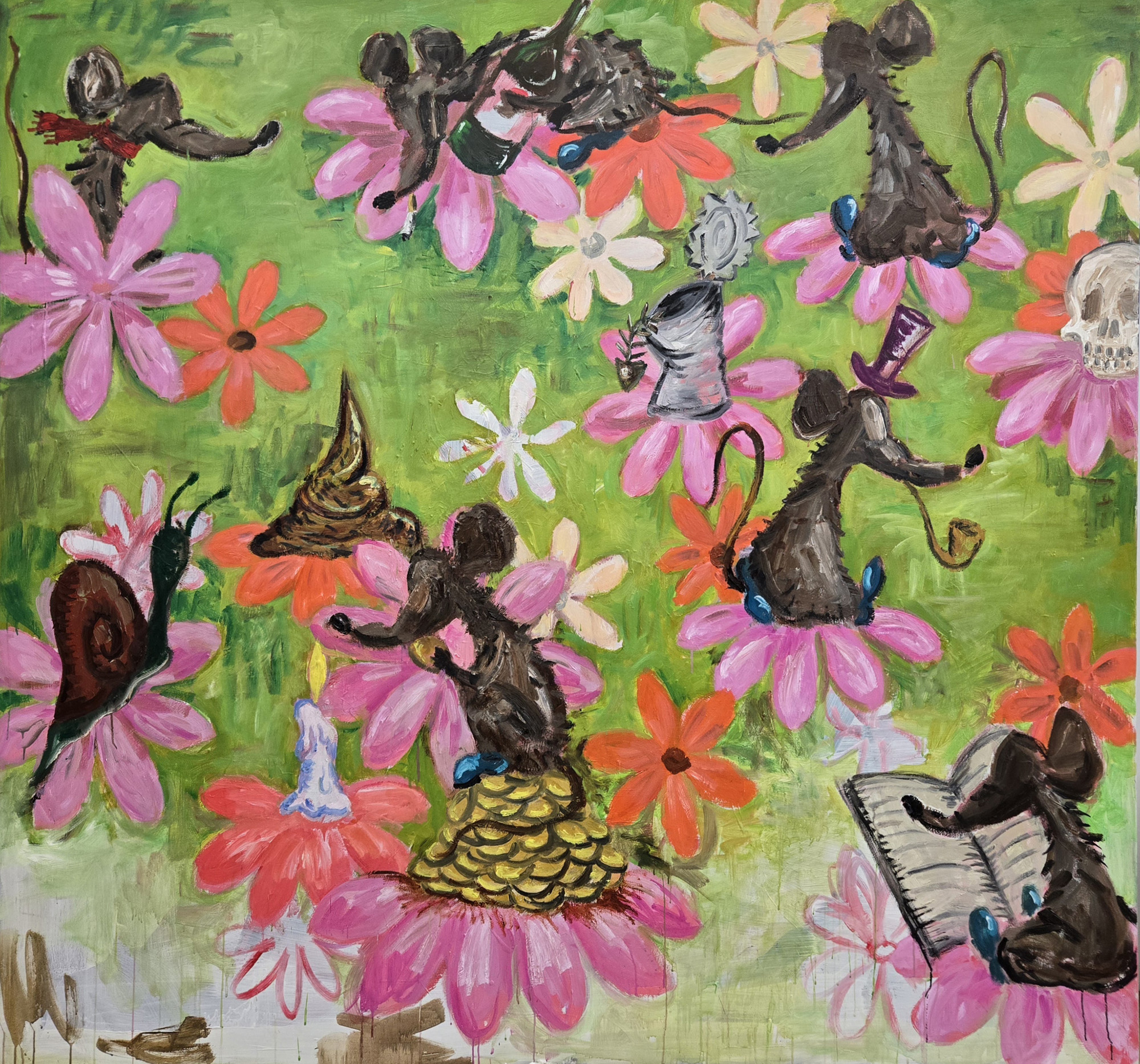 Manuel  Ocampo - Rat Garden, 2024