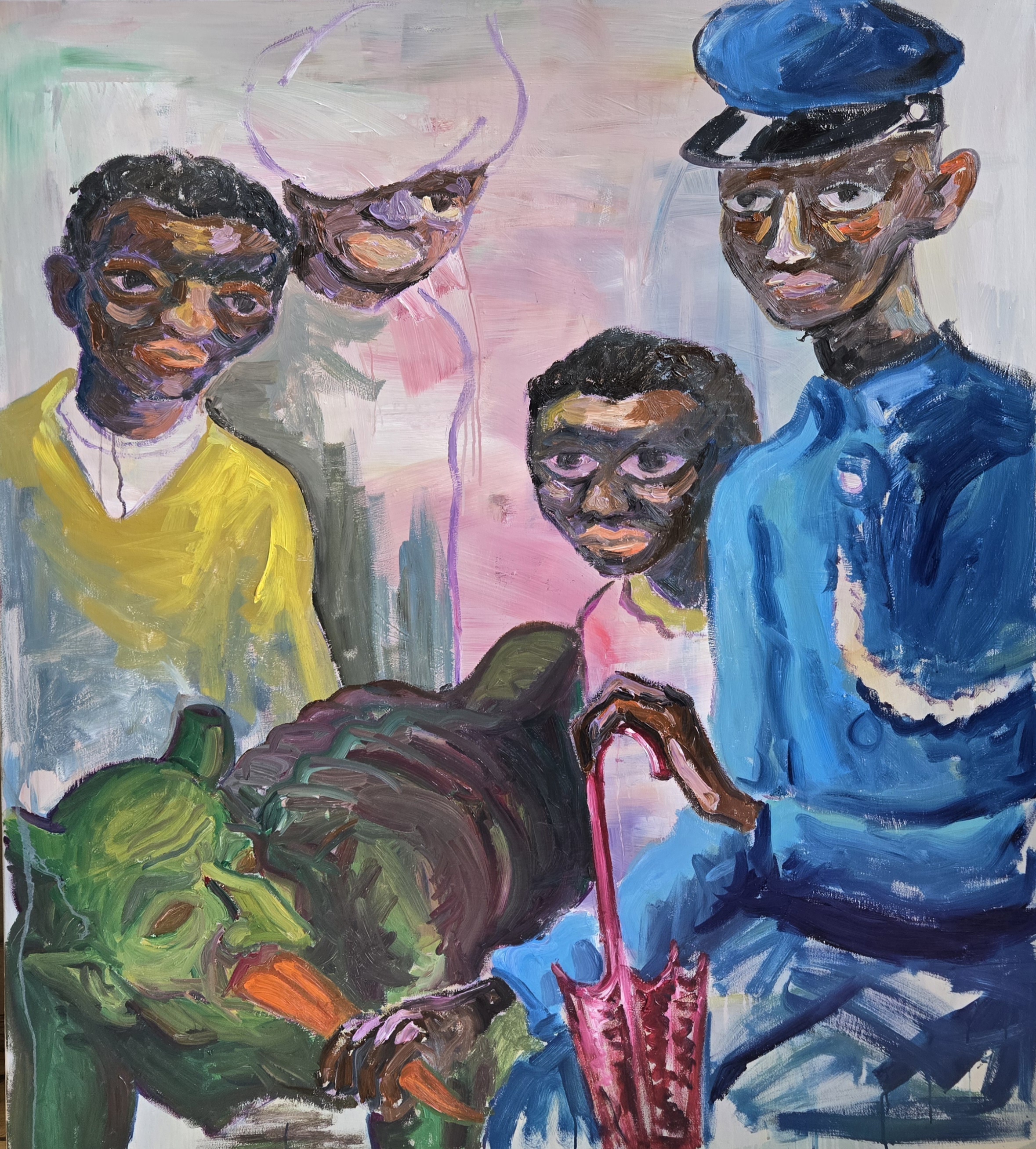 Manuel  Ocampo - The Devil in the Ghetto, 2024