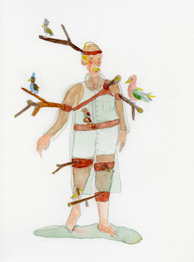 Mike Bourscheid - St Sebastian as St Francis of Assisi, 2019