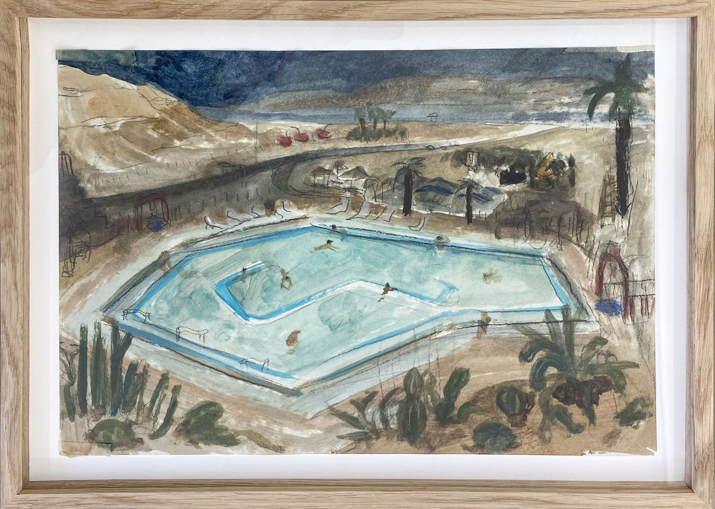 Nathanaëlle Herbelin - La piscine dans la mer morte, 2016