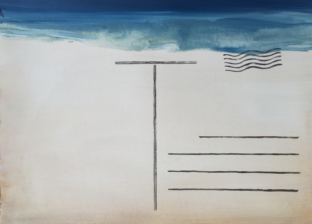 Tina  Gillen - Greetings from the beach, 2013