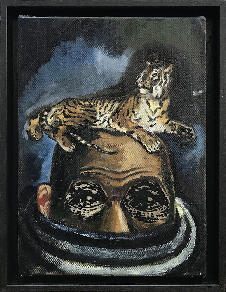 Damien  Deroubaix - Le Tigre, 2018