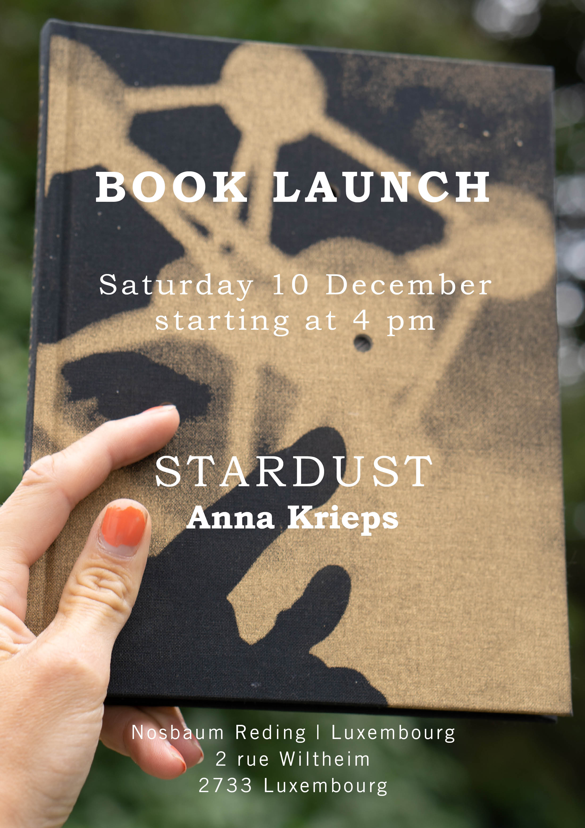 Book launch & drink | Anna Krieps 