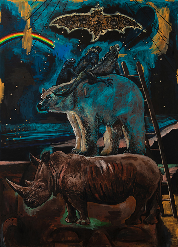 Damien Deroubaix: Exposition personnelle | Musée de la Chasse et de la Nature, Paris