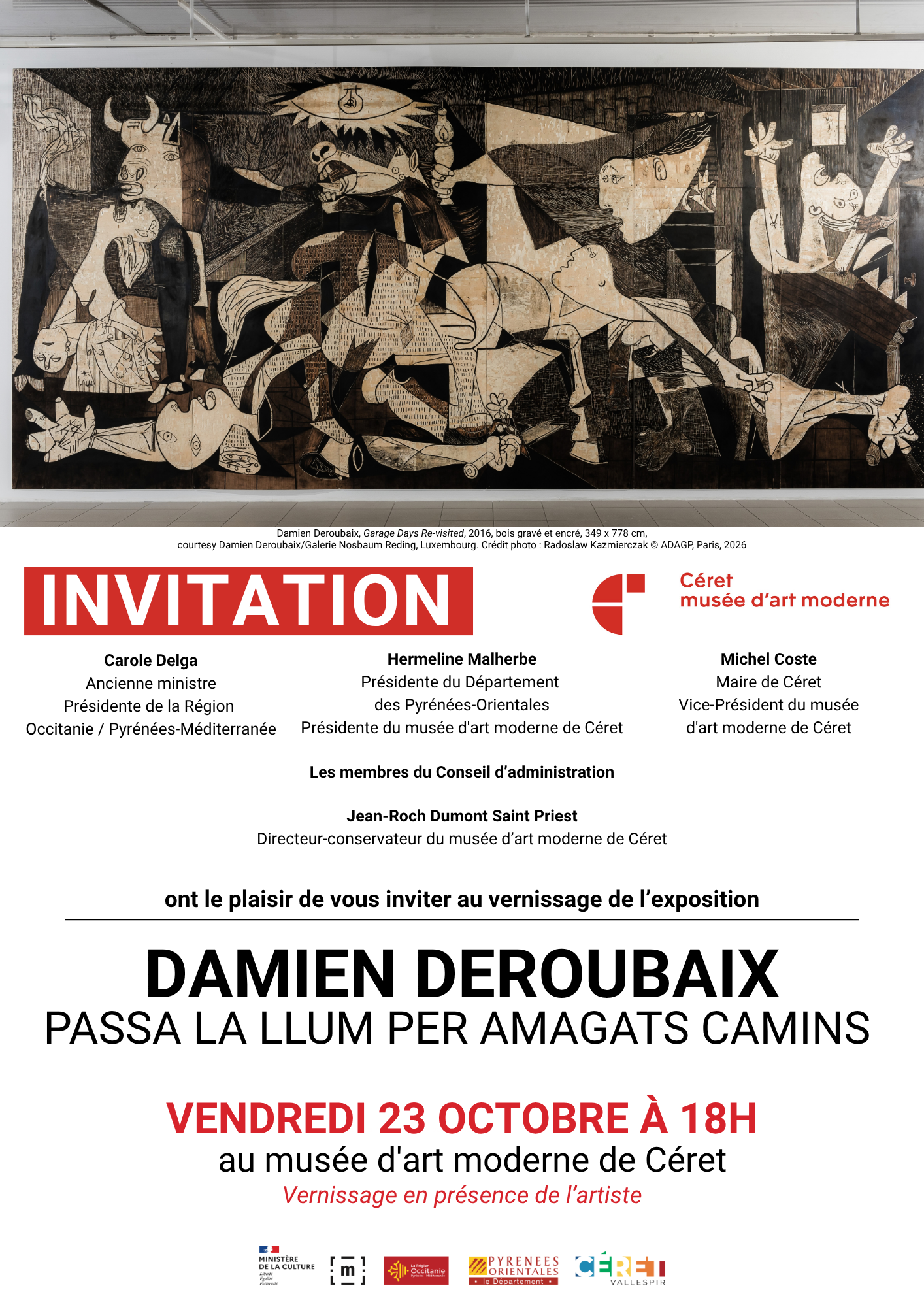 Damien Deroubaix : Passa la llum per amagats camins