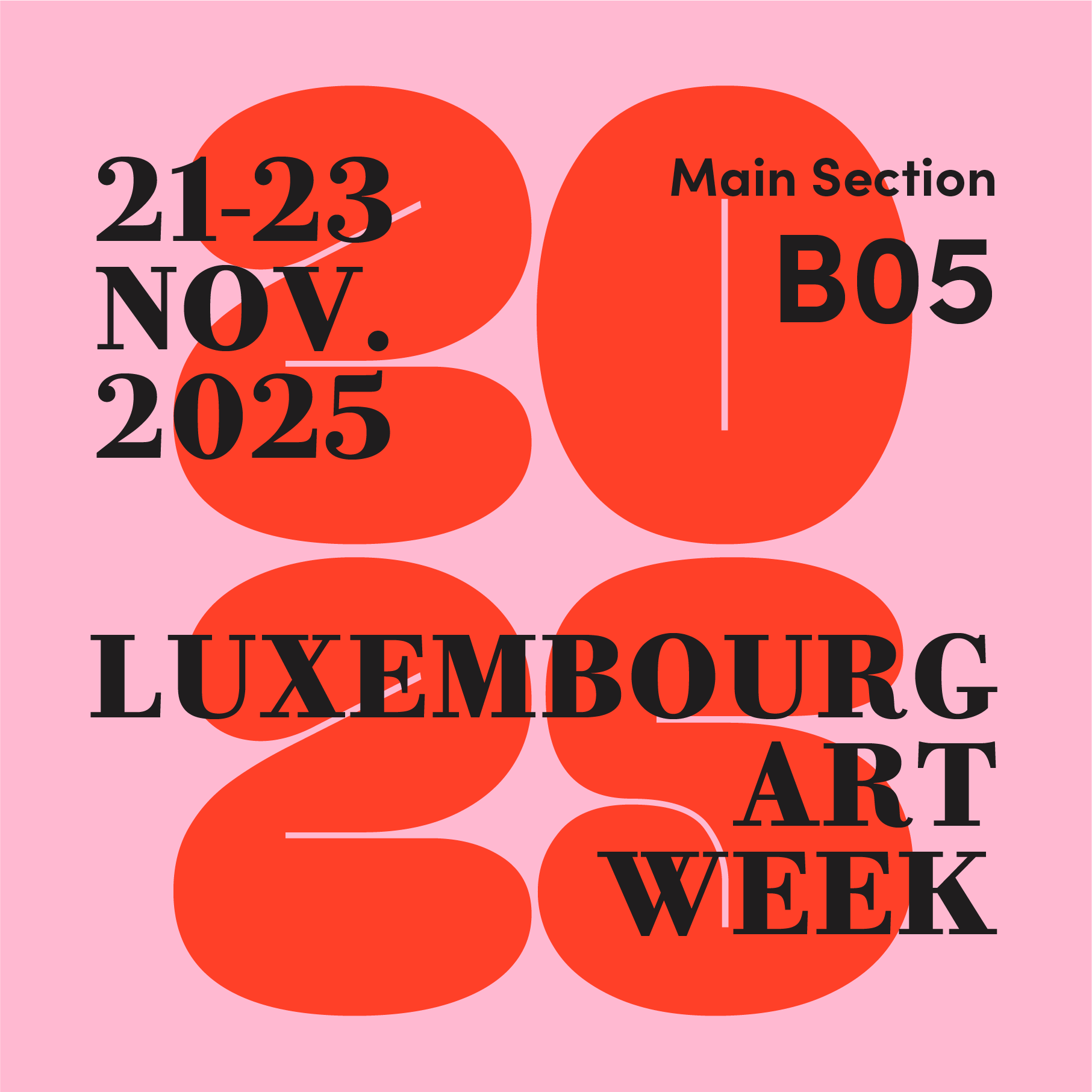 Luxembourg Art Week 2025 - Booth B05