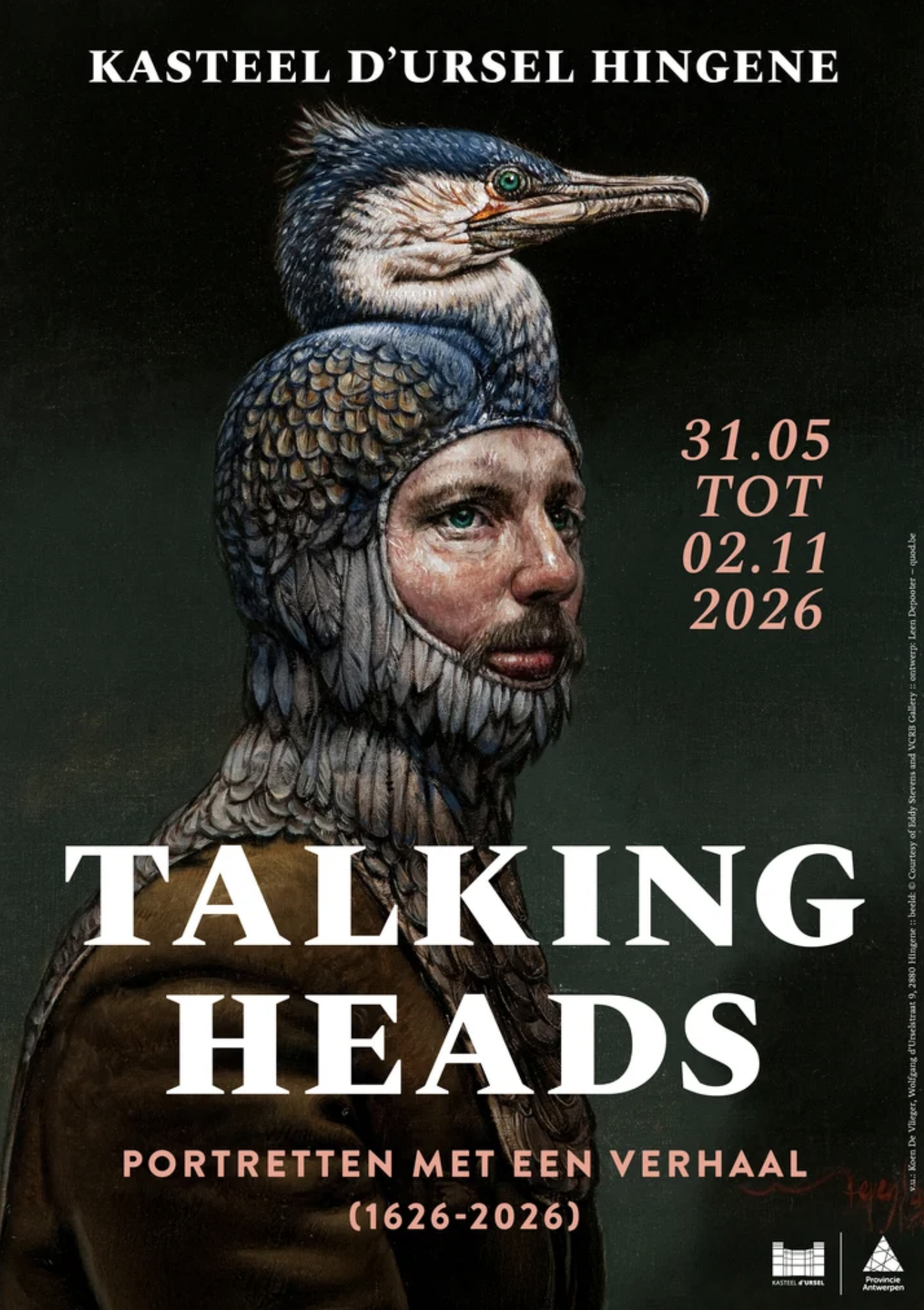 TALKING HEADS. Portraits with a story (1626-2026) | Kasteel d'Ursel