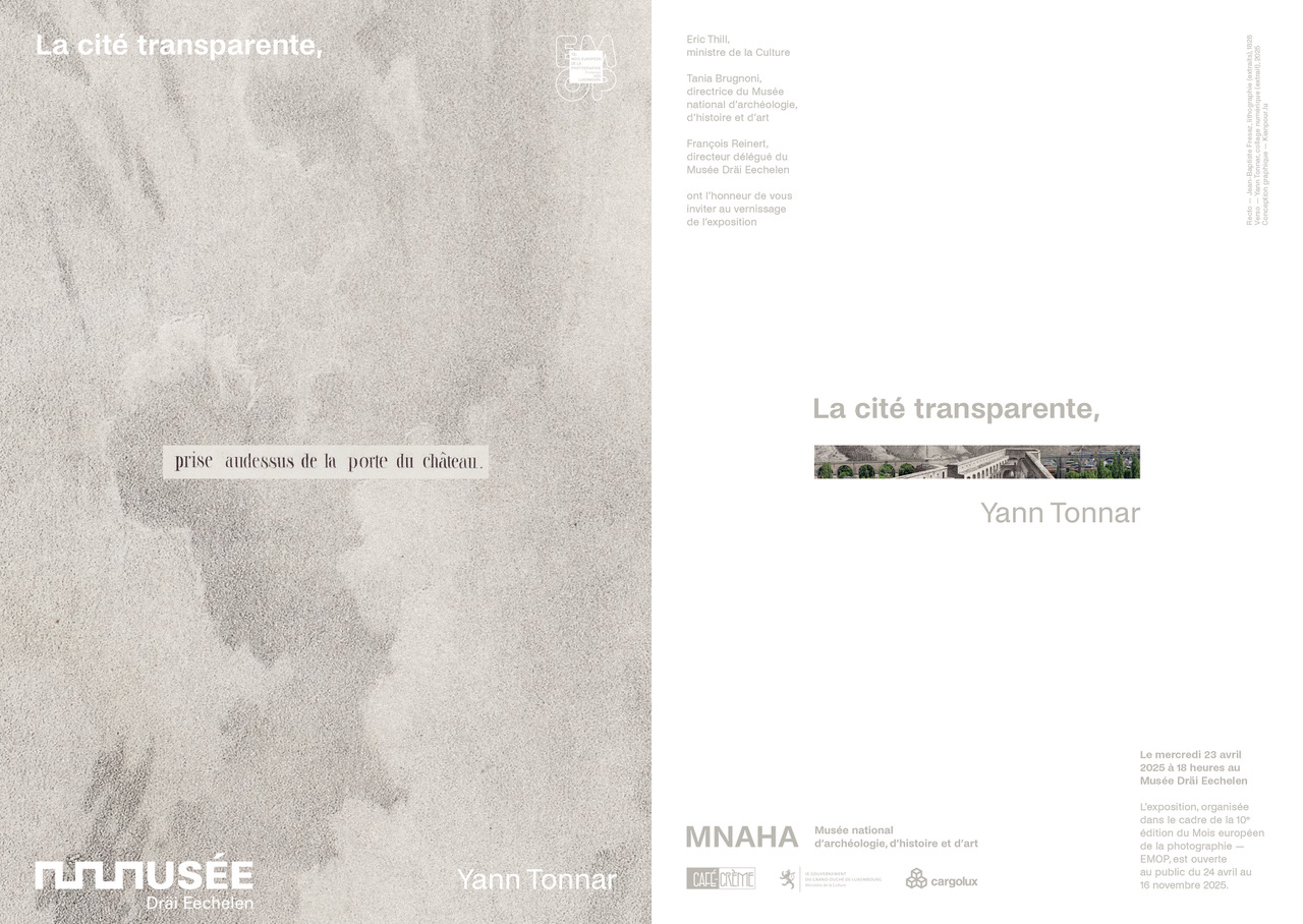 Yann Tonnar: Exposition "La cité transparente" au Musée Dräi Eechelen, Luxembourg